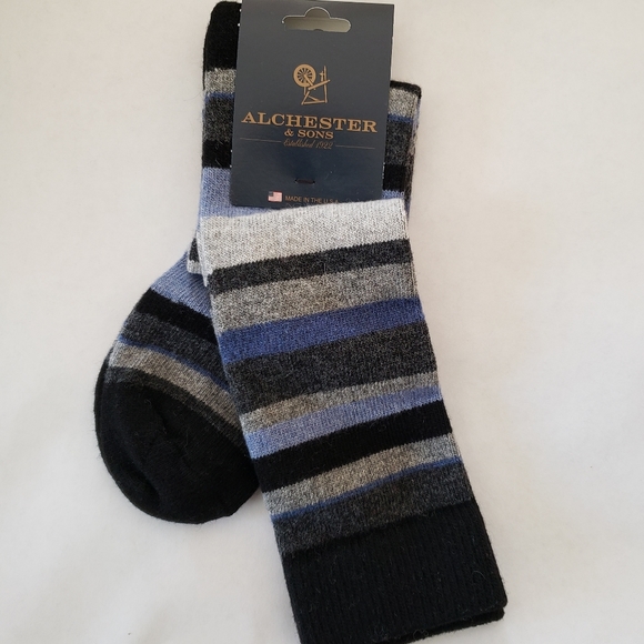 Alchester & Sons / B.Ella Underwear & Socks Alchester Black Blue